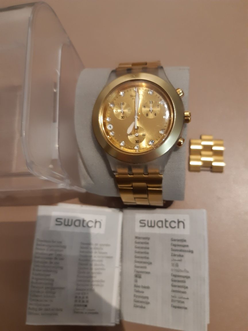 Zegarek Swatch Irony damski w pełni sprawny w oryginalnym pudełku