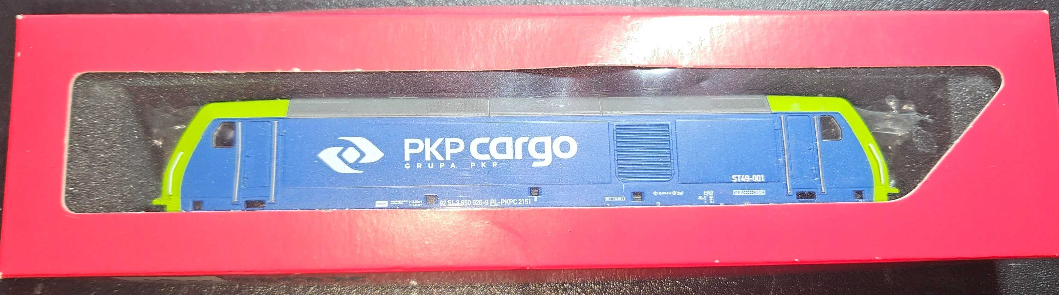 Lokomotywa Traxx ST49-001 Tillig TT w barwach PKP Cargo DCC. zam na H0