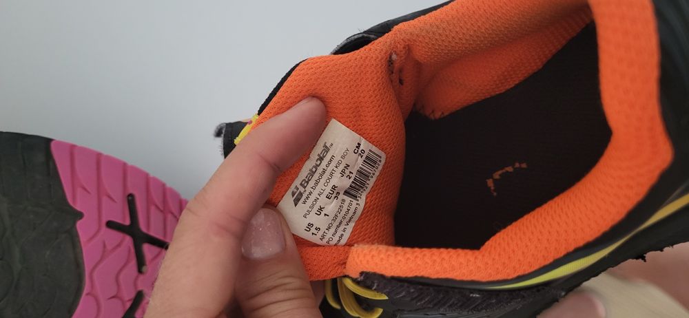 Дитячі кросівки теніс  Babolat Pulsion All Court чорні