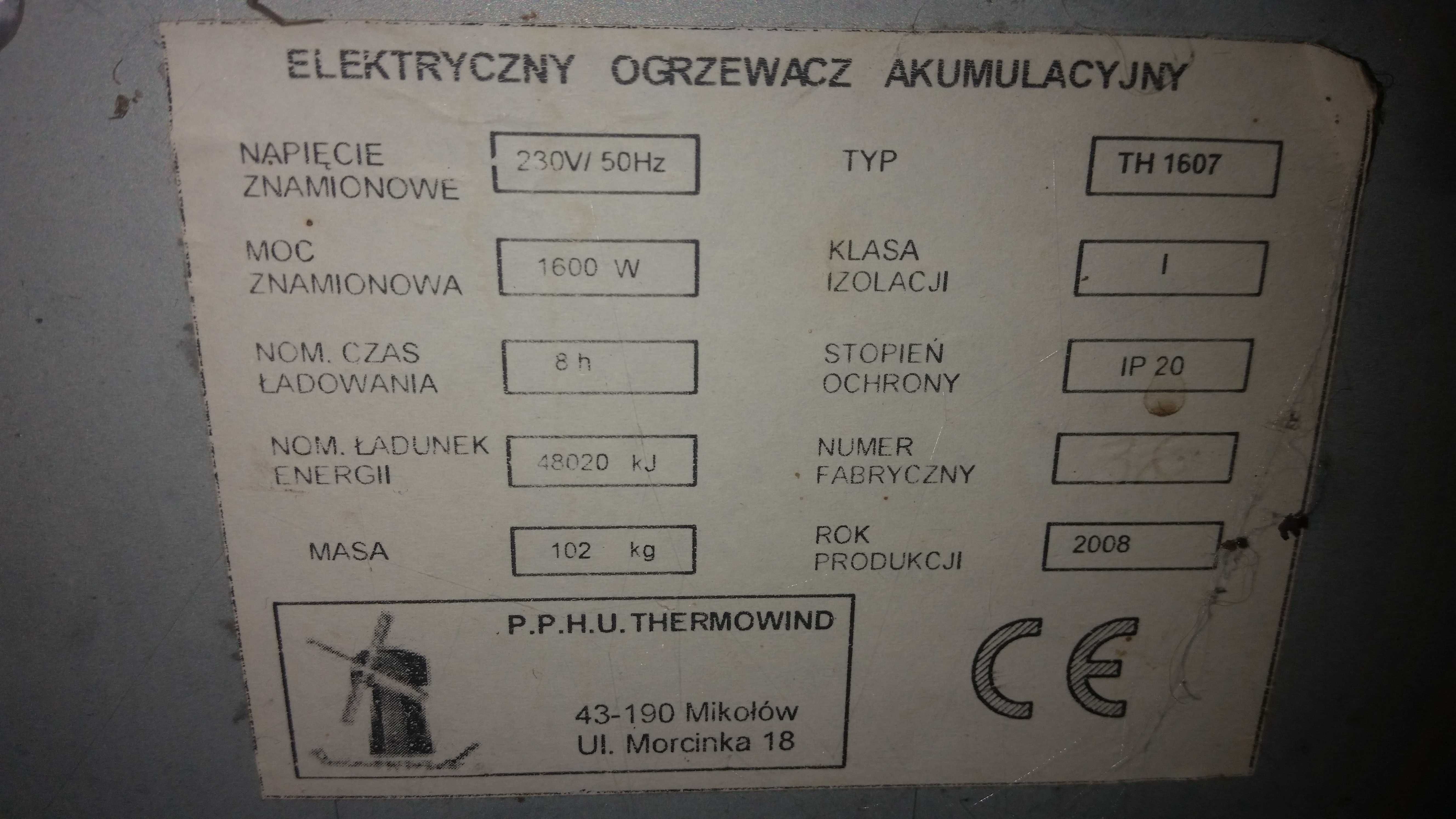 Dynamiczny piec akumulacyjny