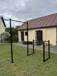 Siłownia zewnętrzna workout crossfit drążek poręcze