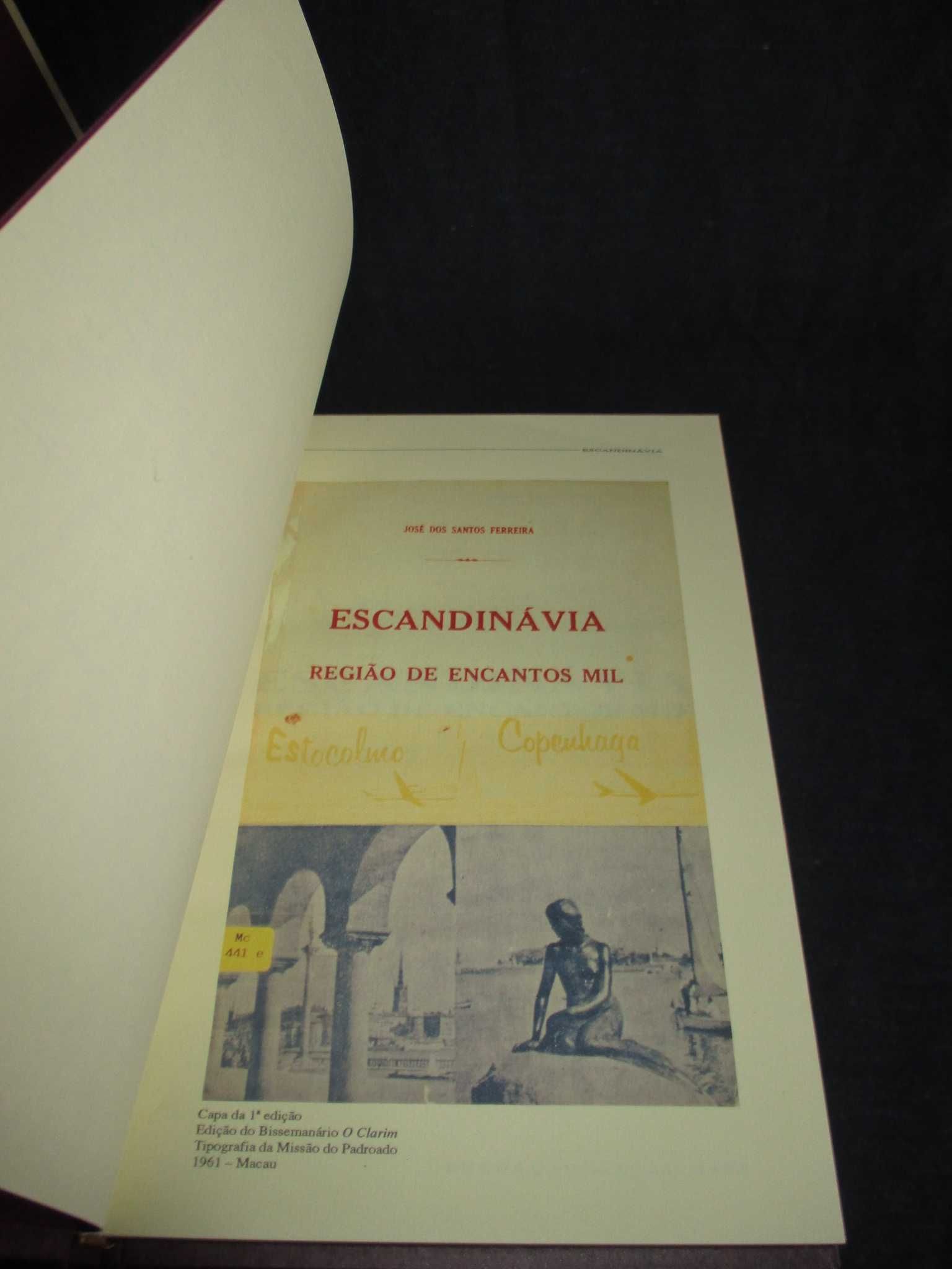 Livro Escandinávia Região Encantos Mil Crónicas José Santos Ferreira