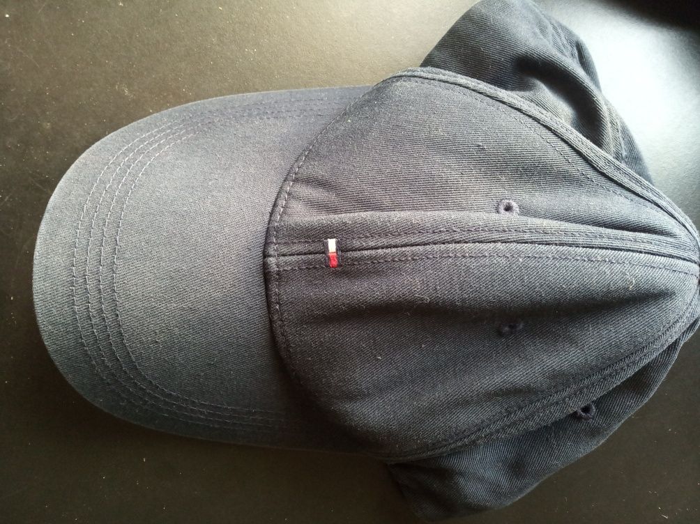 Czapka z daszkiem TH Tommy Hilfiger granatowa