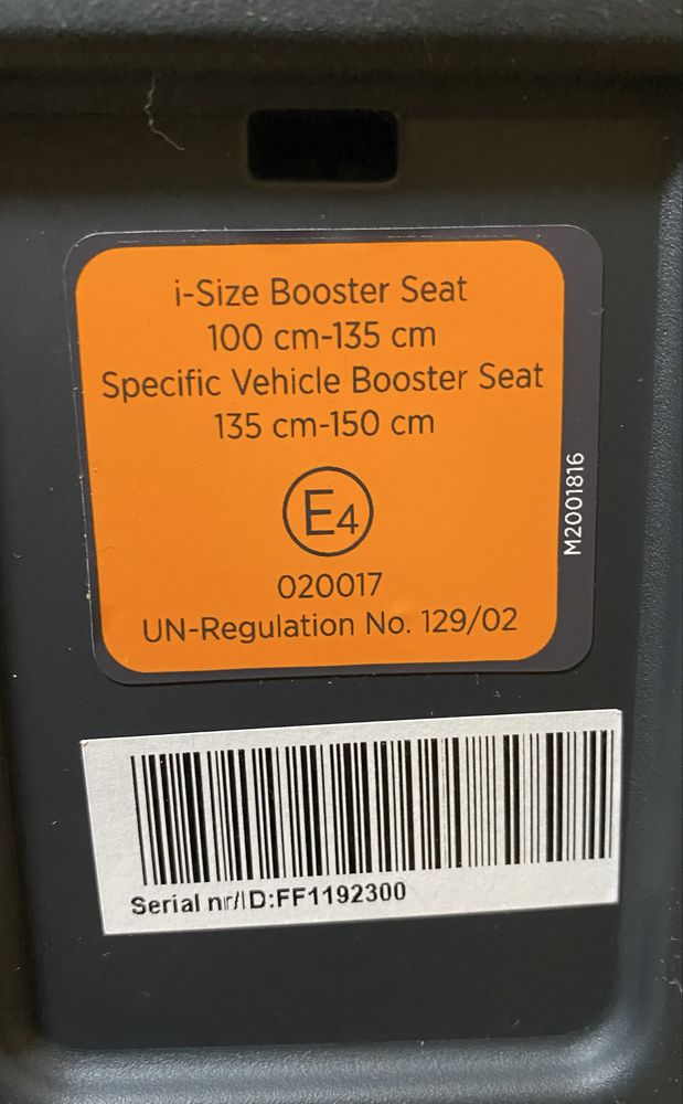 Автокресло BeSafe iZi Flex Fix i-Size з 3 до 12 років група 2/3