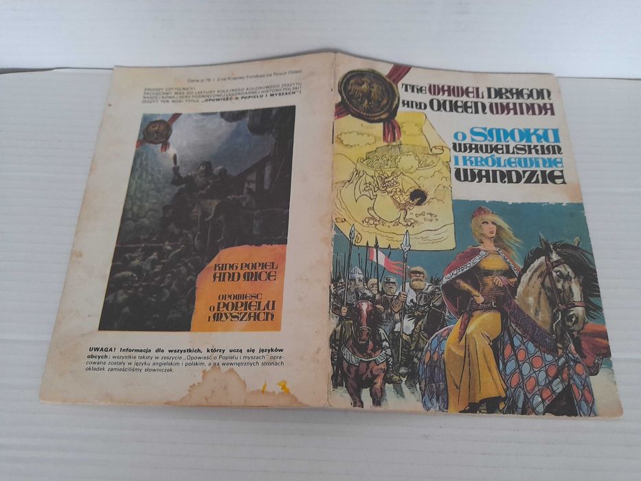 Komiks O SMOKU WAWELSKIM I KRÓLEWNIE Wandzie 1987 wyd. 4 G. Rosiński
