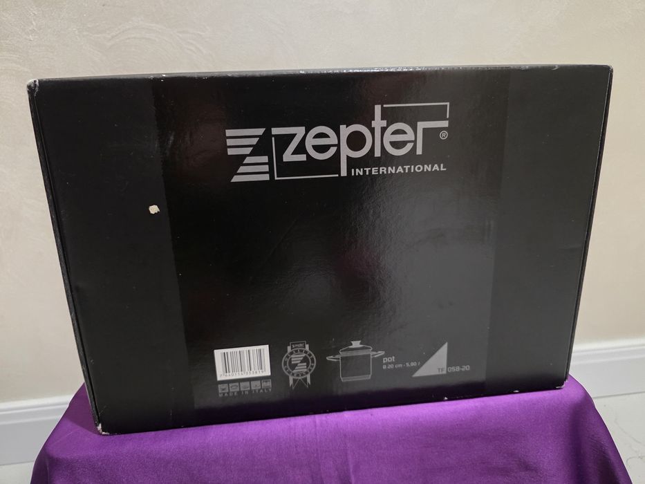 Нова!!!Кастрюля цептер 5,8л zepter посуда каструля цептор баняк