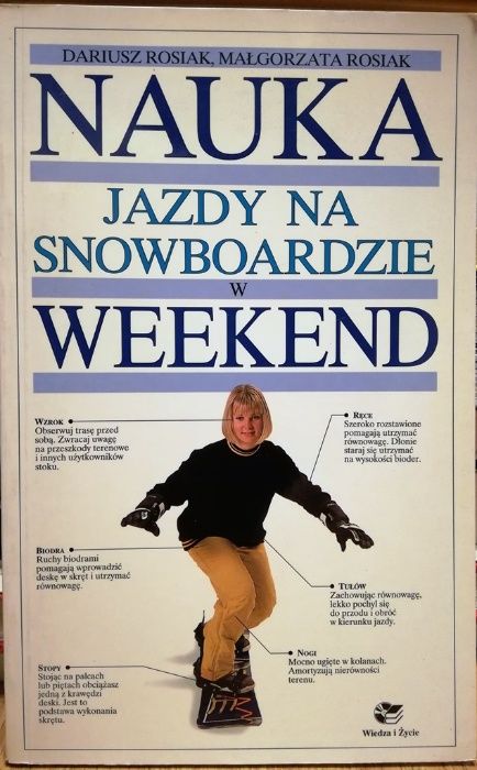 "Nauka jazdy na snowboardzie w weekend"