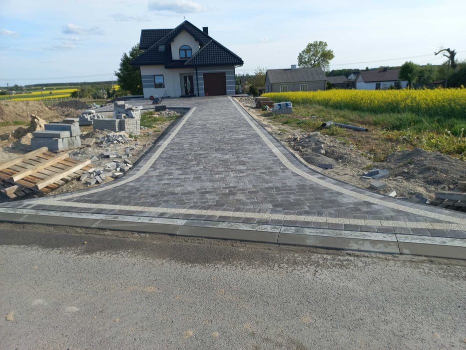Brukarstwo, układanie kostki brukowej