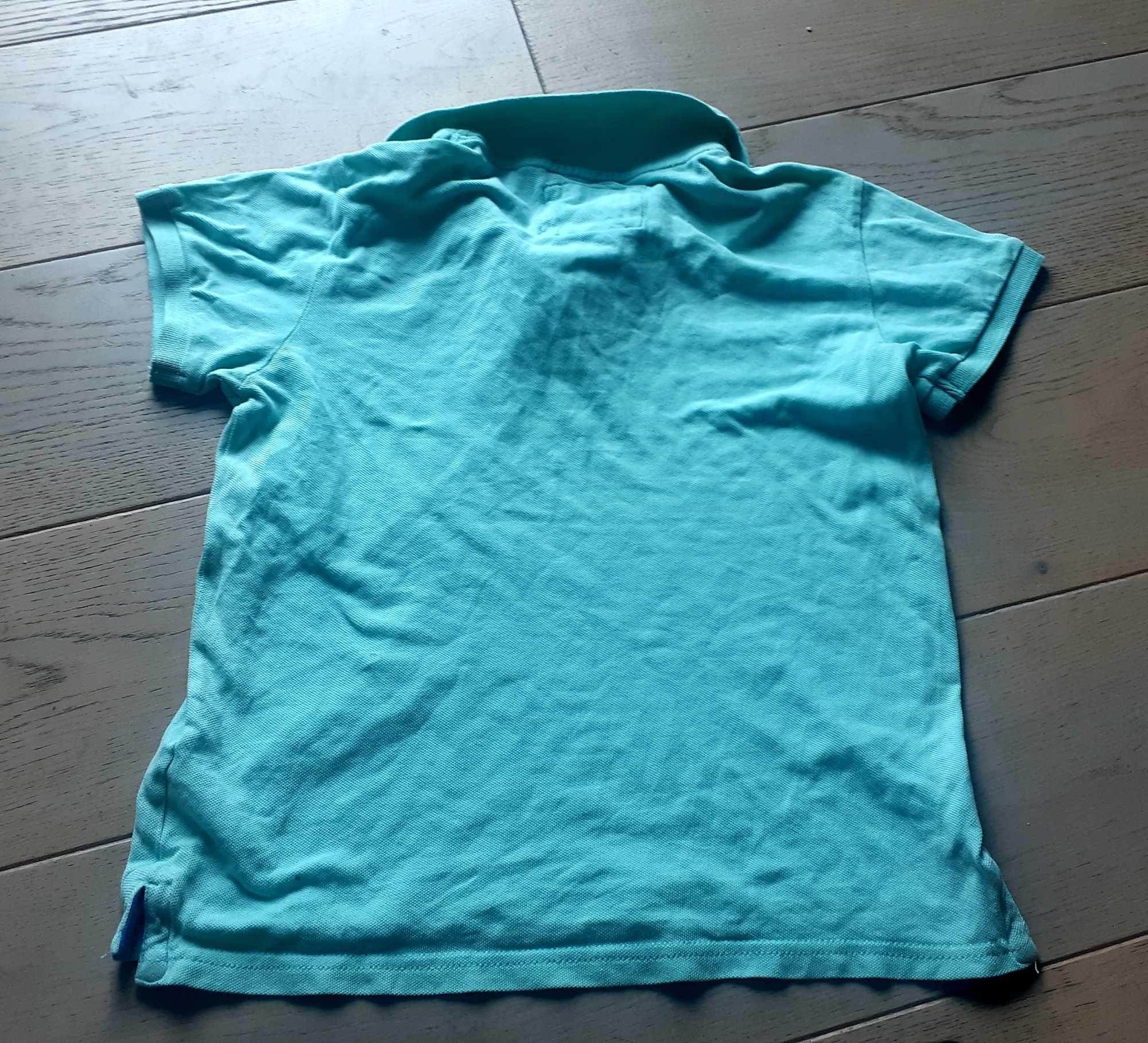 koszulka t-shirt H&M dla chłopca  100% bawełna 8 9 10 lat 134 140 polo