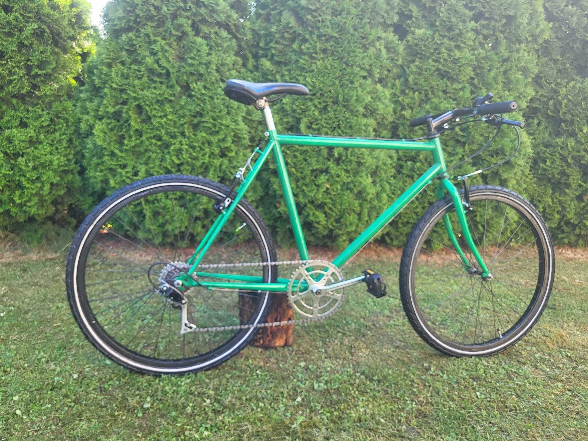 Rower męski zielony