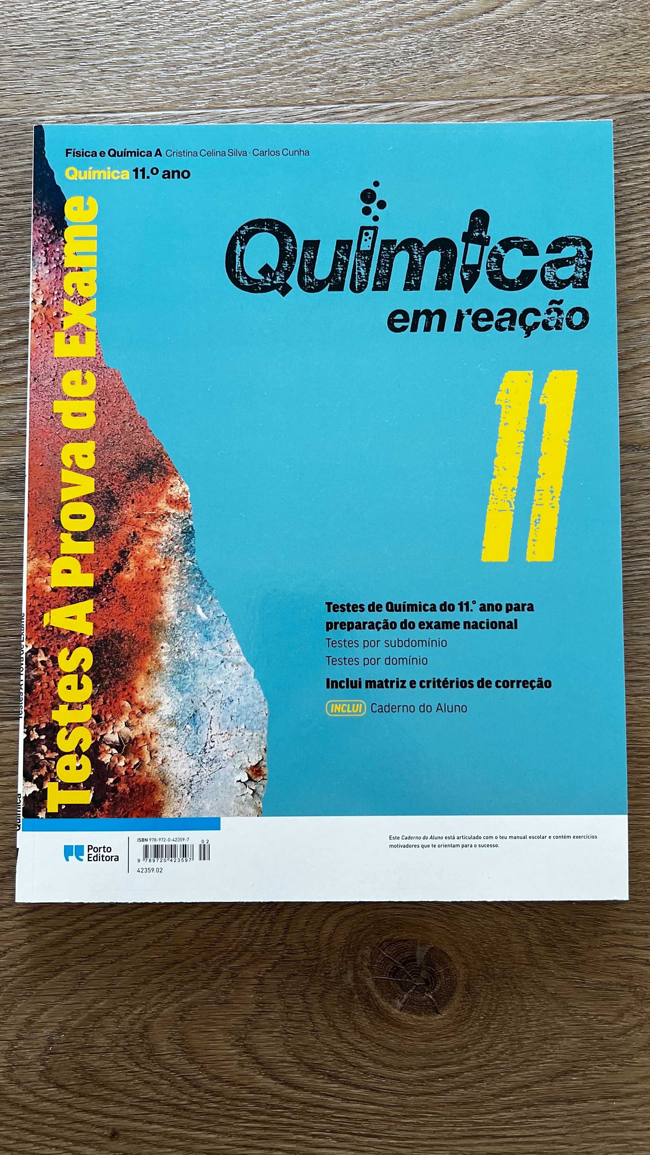 Química em Reação - Caderno do Aluno/Testes À Prova de Exame- 11.º Ano