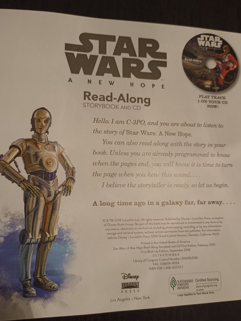 Livro com CD Star Wars