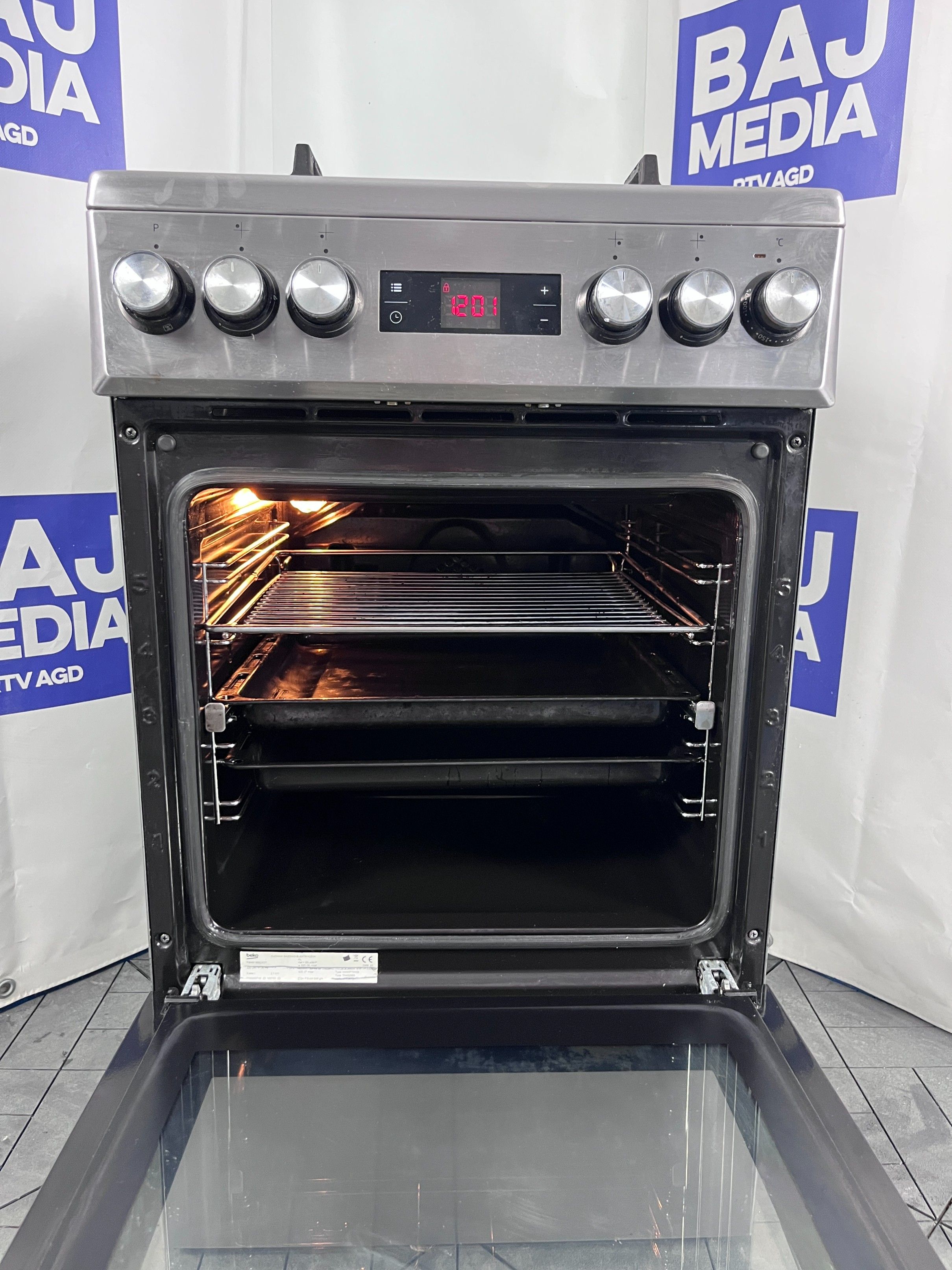 Kuchenka Gazowo-Elektryczna Termobieg Beko 50Cm / A /Dostawa/Gwarancja