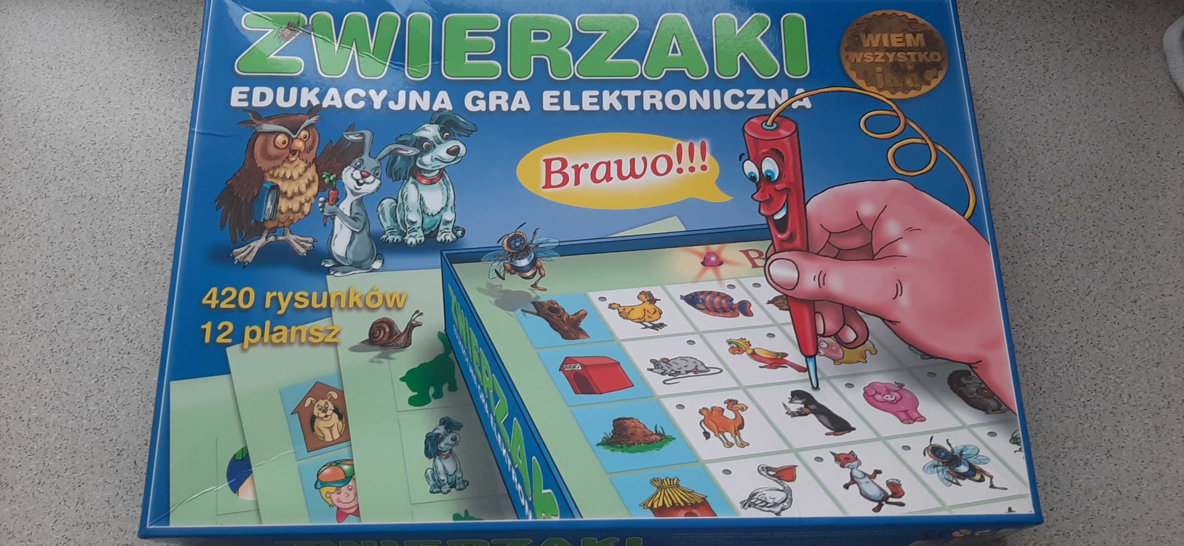 Gra edukacyjna zwierzaki