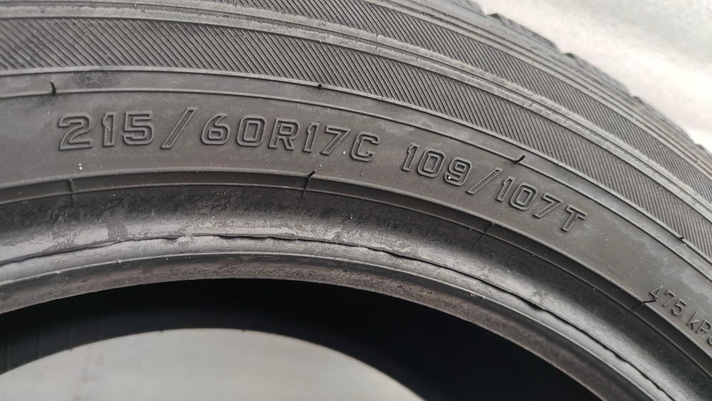 Opony Zimowe 215/60/17C Falken 2szt 7,2mm 2021r MB