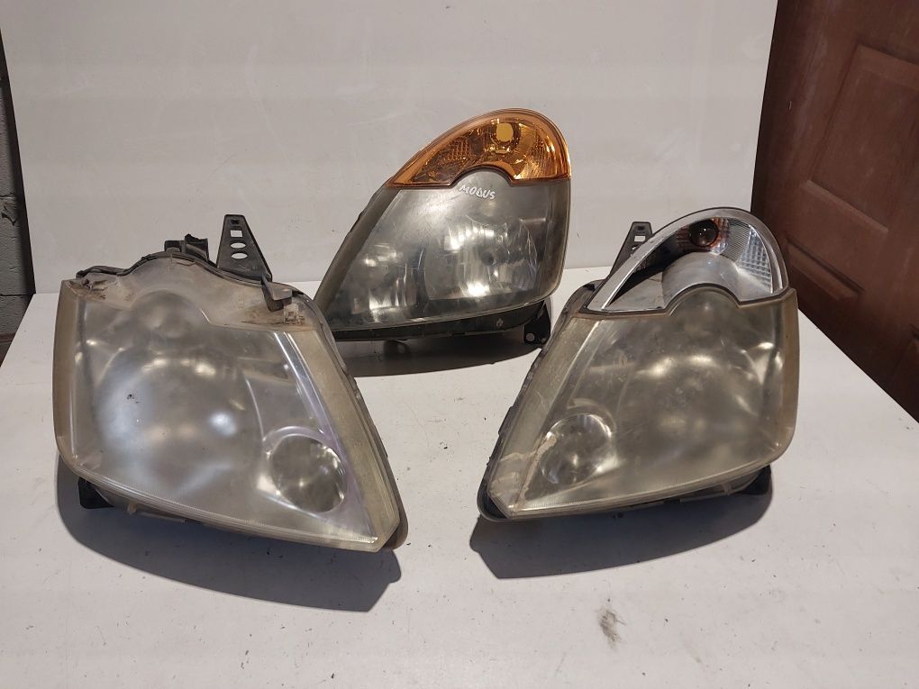 Renault modus lampa przednia przód reflektor prawa lewa prawy lewy