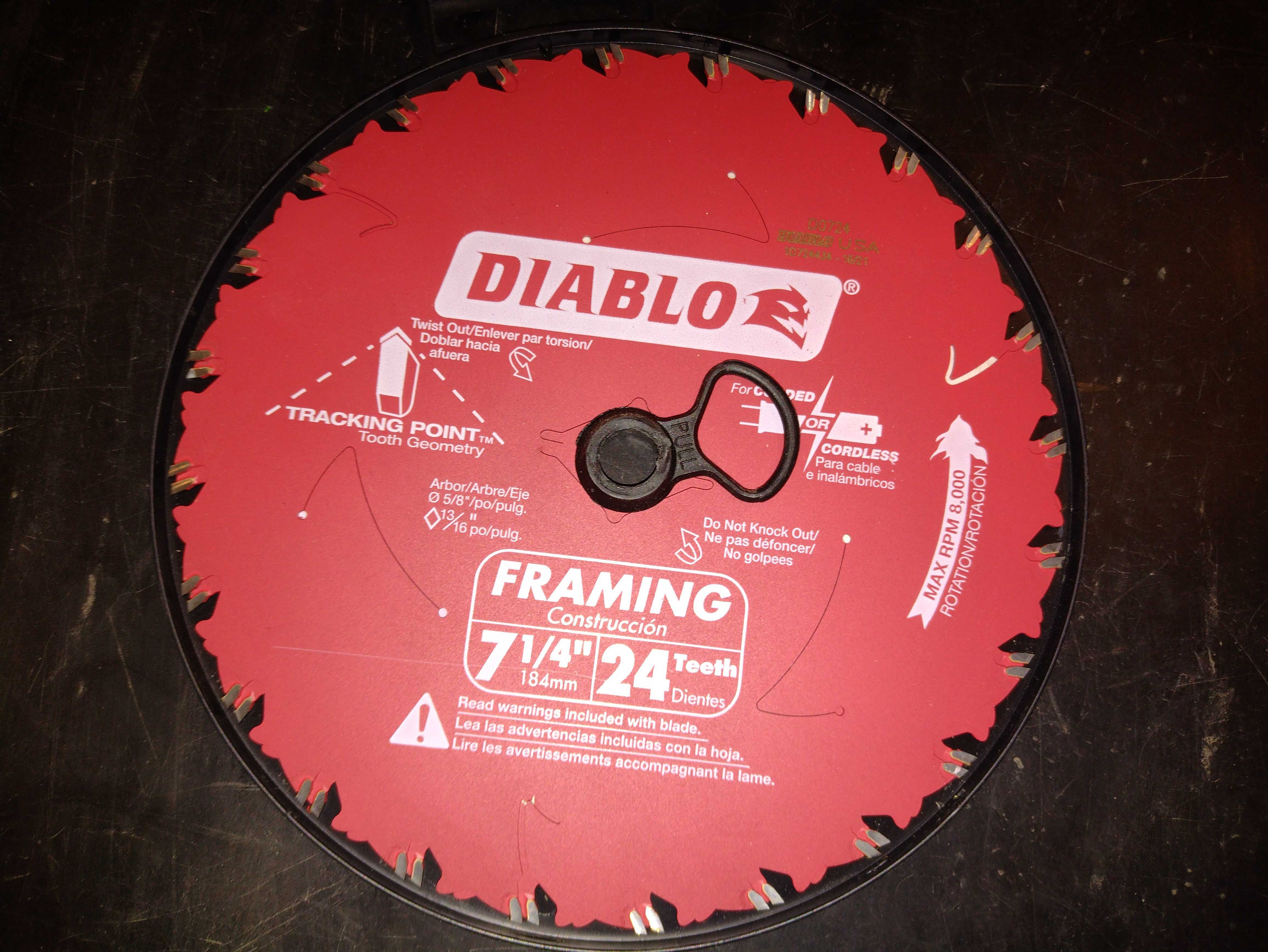 Tarcza diablo 188mm 7¼