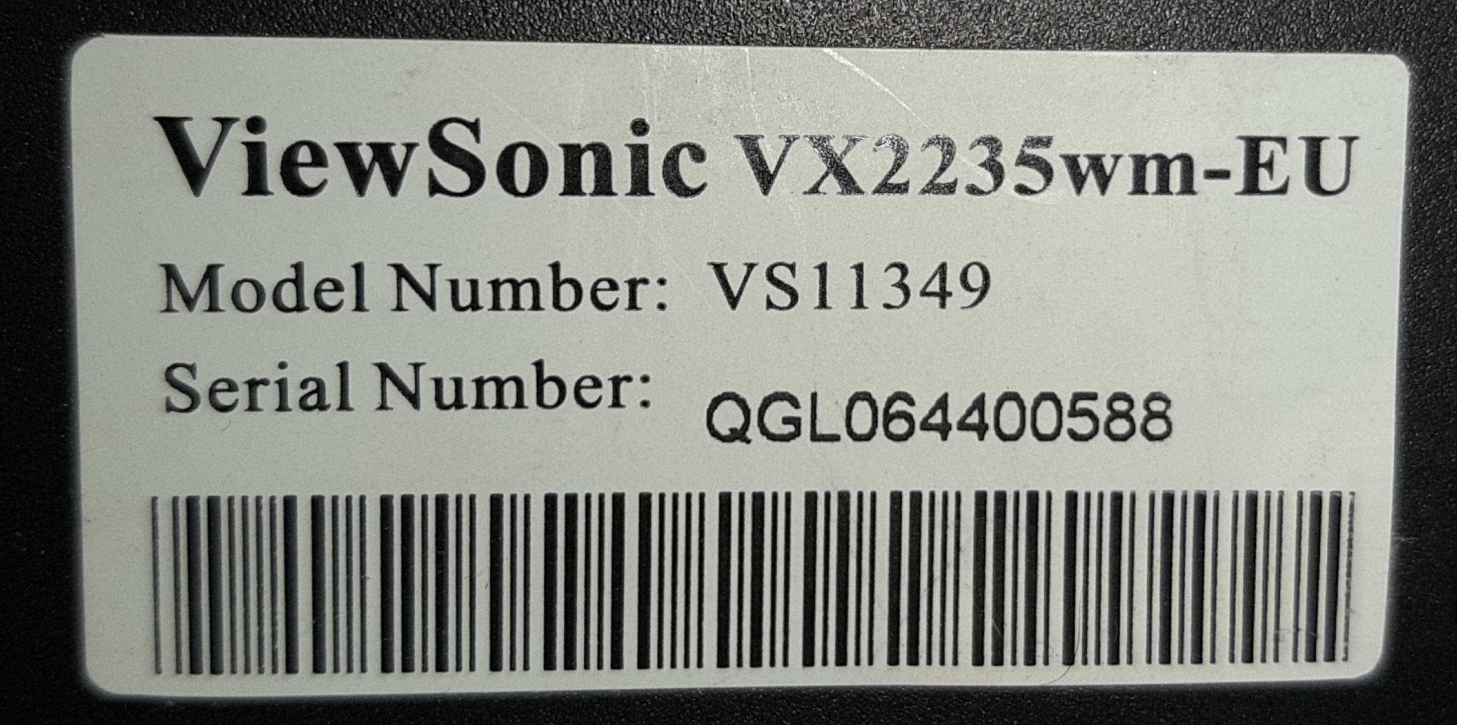Продам монитор ViewSonic VX2235WM в отличном состоянии