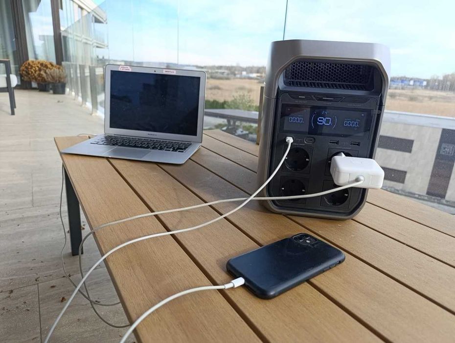 EcoFlow DELTA 3+ 1024 Вт-год - зарядна станція для дому при блекаутах