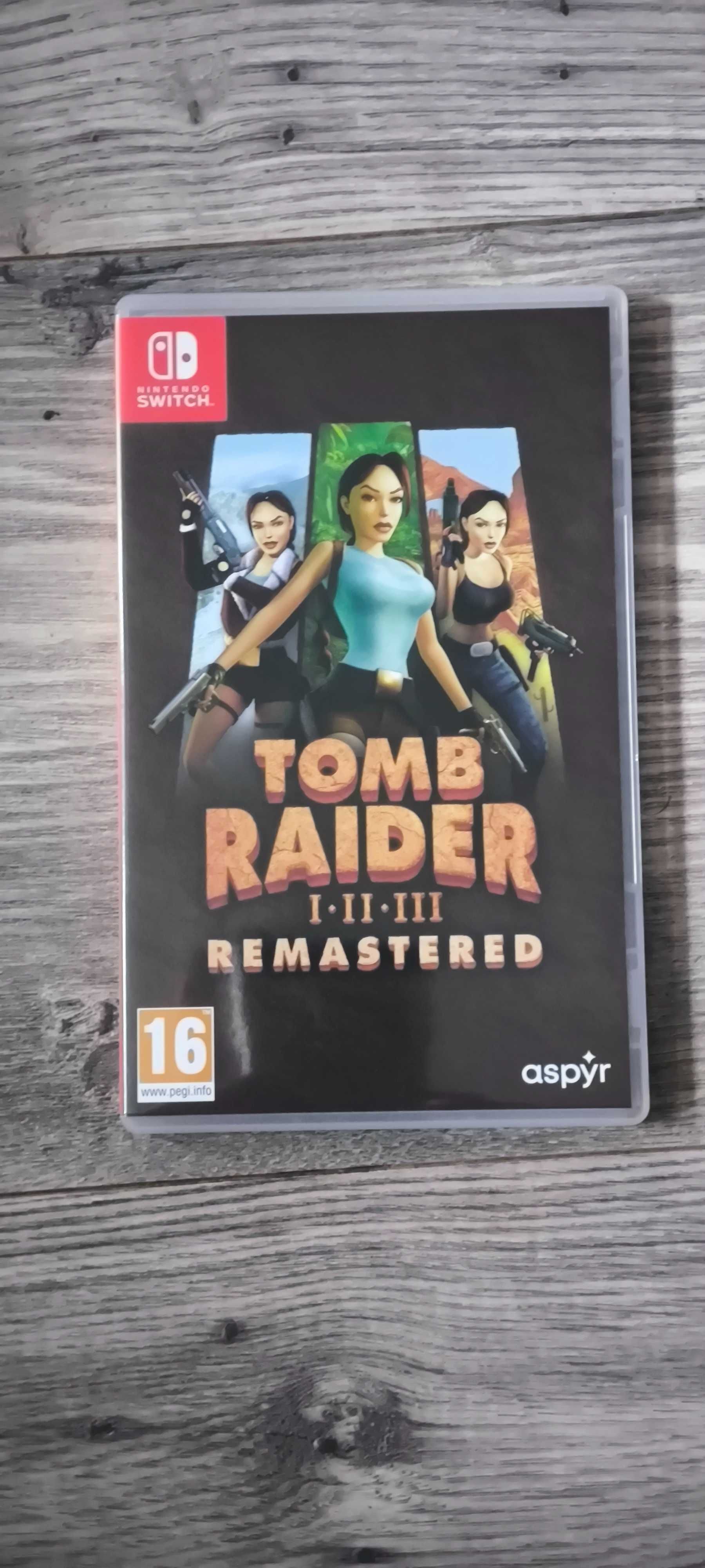Tomb Raider Remastered I - III gra nintendo switch