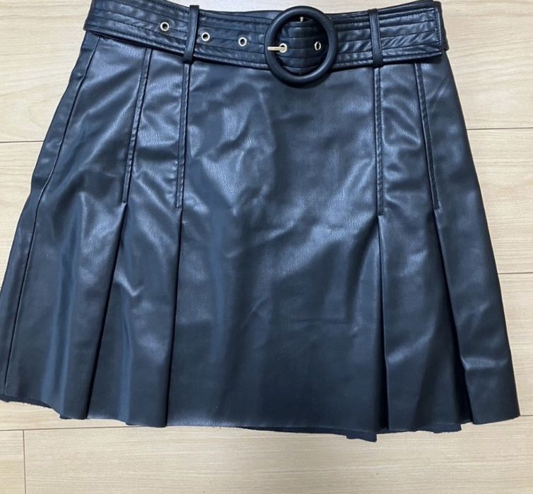 Шкіряна спідниця Zara 36р