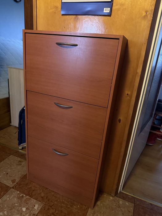 Szafka na buty brązowa