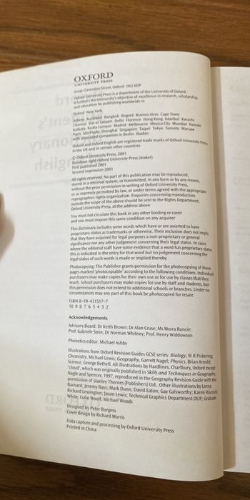 Dicionário de inglês oxford student’s