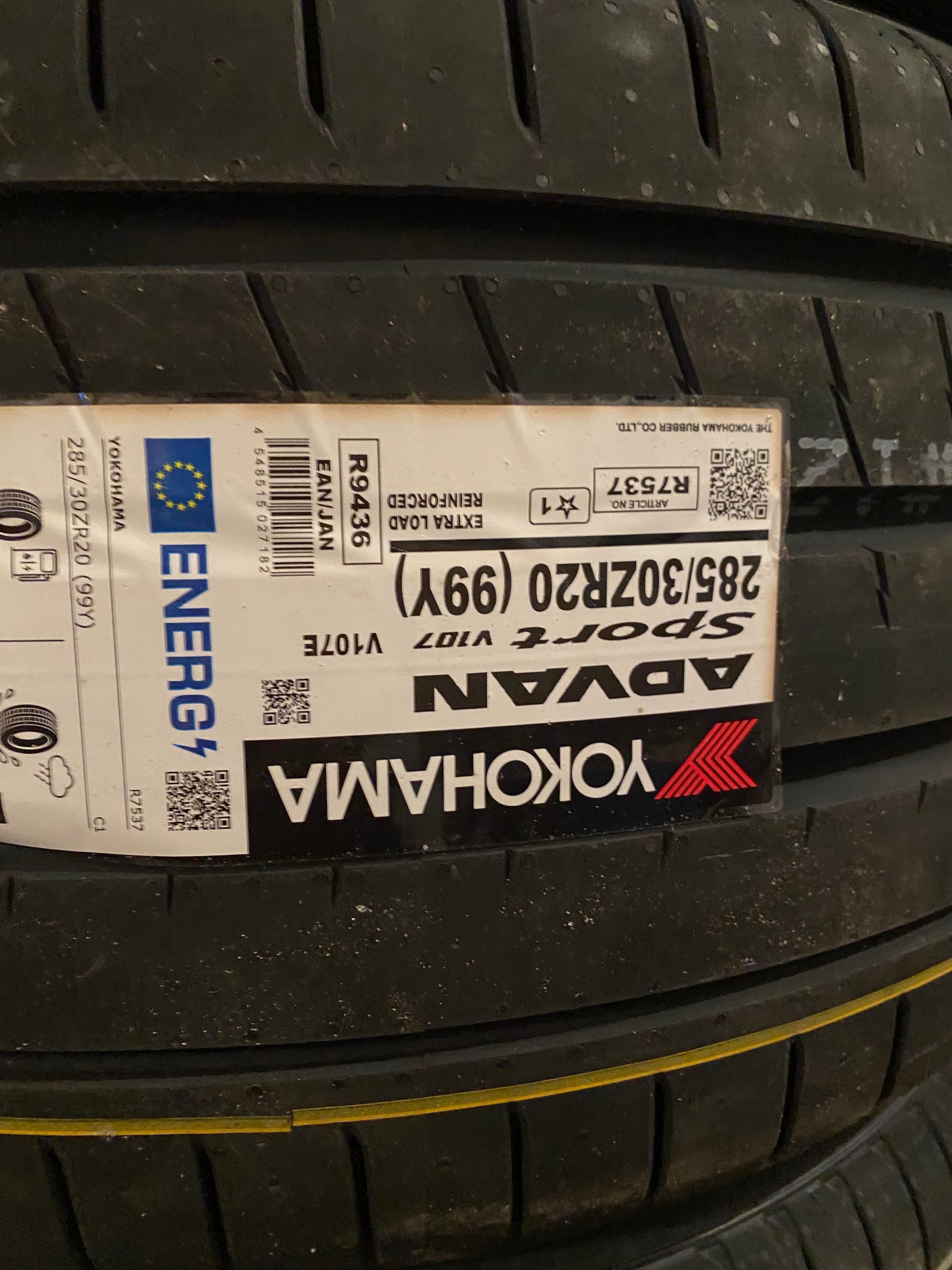 Komplet Opon Yokohama Advan Sport V107 275/35R19 285/30R20 BMW M3 M4