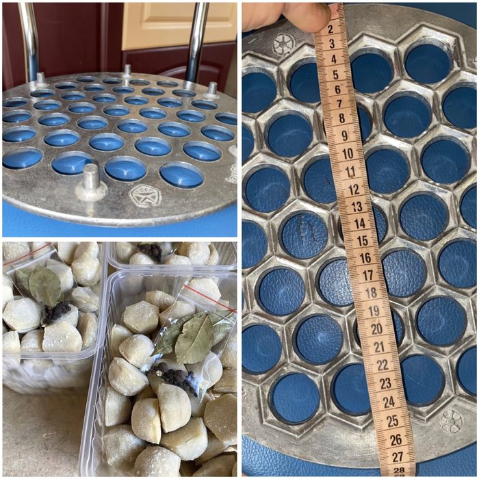 Пельменница СССР со знаком качества шестигранная на 37 шт.