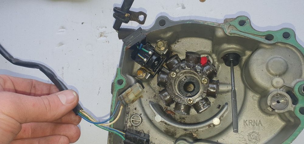Stator iskrownik uzwojenie alternatora zapłon Honda CRF 250 rok 04-09