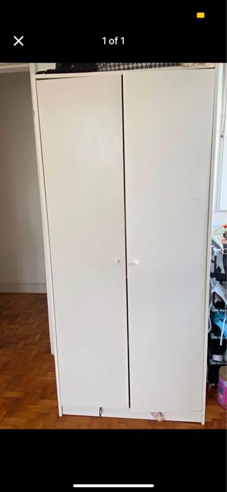 Roupeiro Ikea Branco Usado