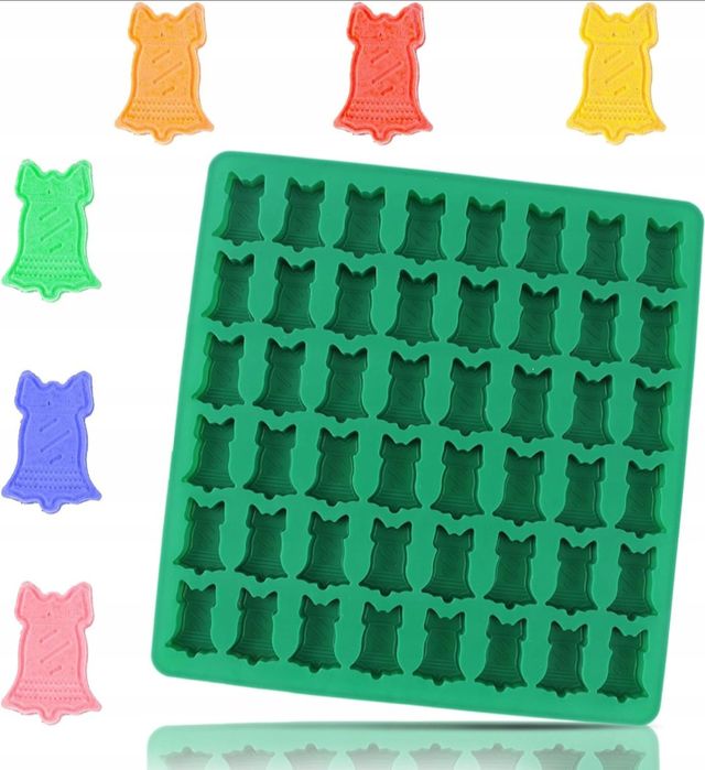 Forma Silikonowa do Ciastek Mini Czekoladek Foremka 48 miejsc