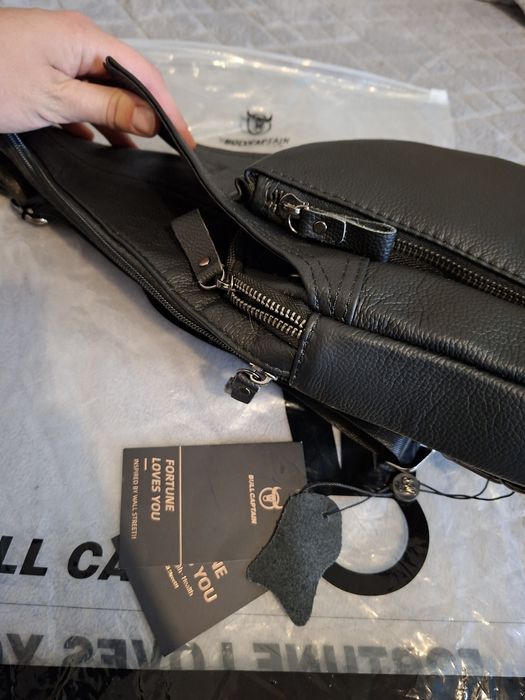 Męska skórzana torba na ramie BULLCAPTAIN