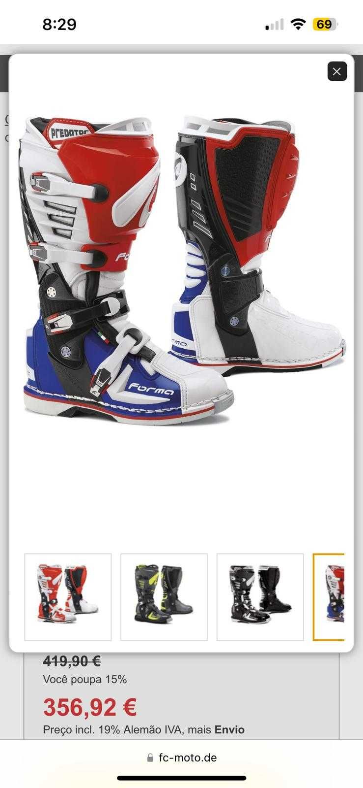 Botas de motocross/ enduro