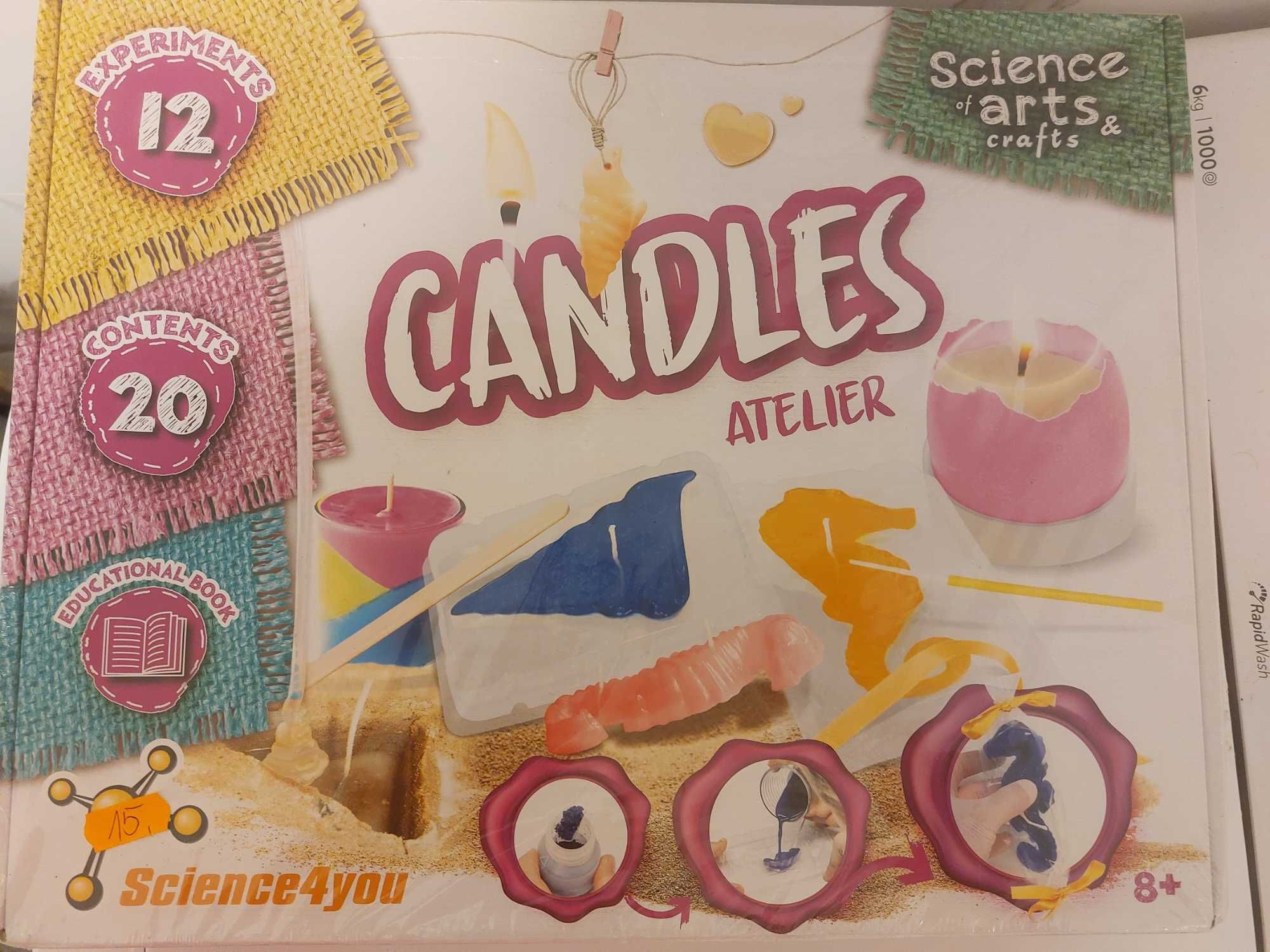 Zestaw do robienia świec "Candles Atelier"-nowy, fabrycznie zapakowany