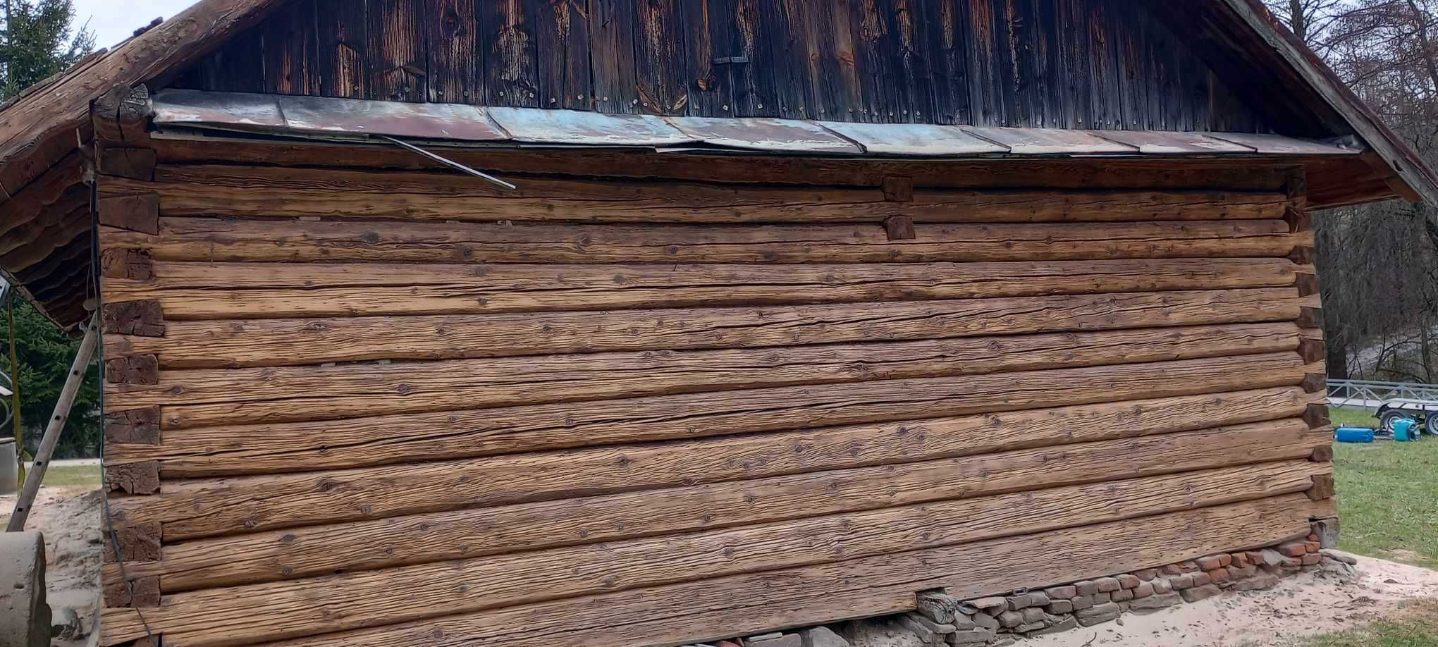 Dom 103m2 do rozbiórki przeniesienia z bala 22cm z drewna zdrowy