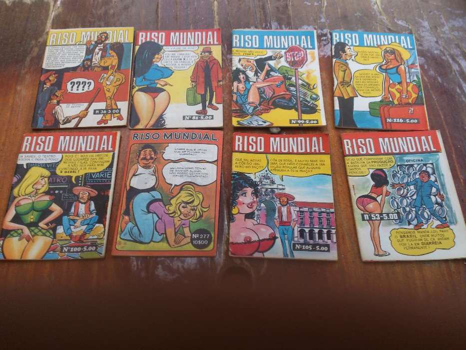 Vintage /16 Revistas / Riso Mundial / Anos 1974 / 76 + 2 / Diferentes