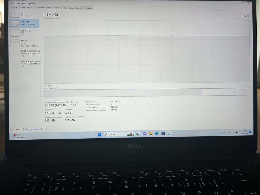 Ноутбук Dell Precision 5520 I7 512 SSD NVMe