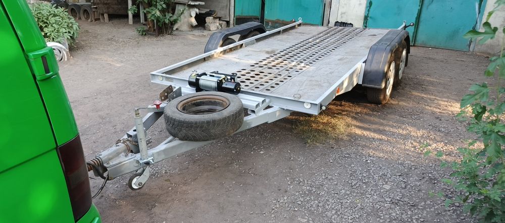 Лафет для  транспортировки автомобилей .