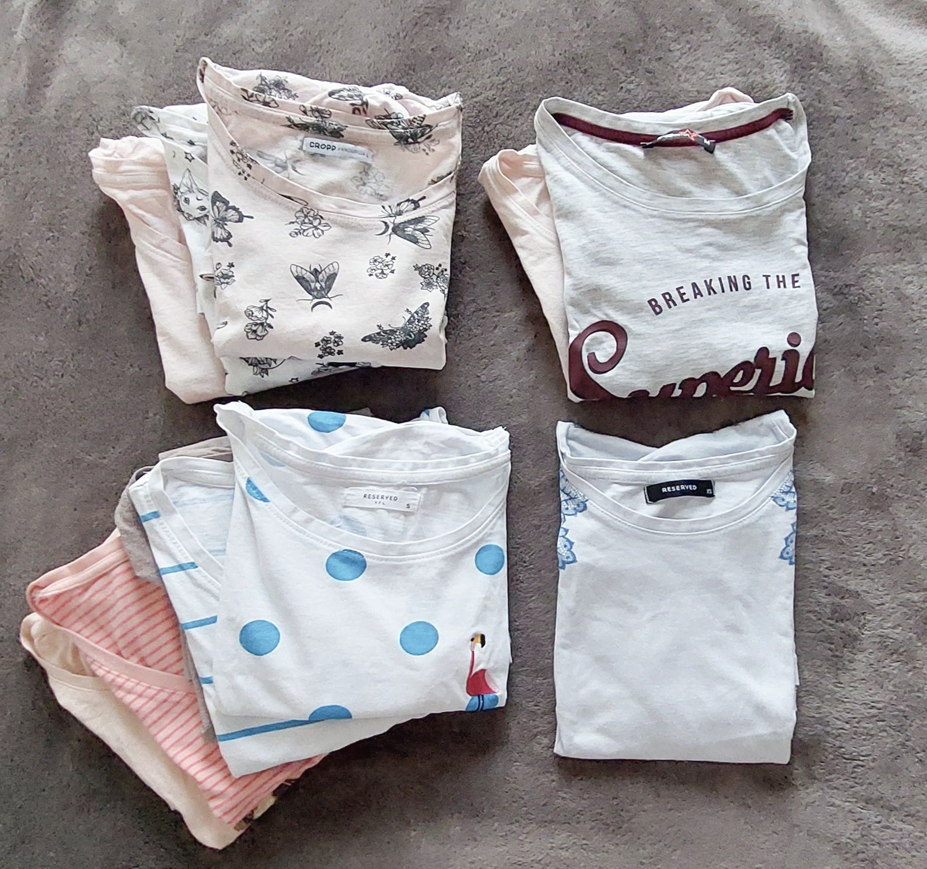 T-shirty damskie rozmiary od XS do L