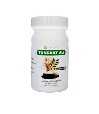 Тонгкат алі (Eurycoma longifolia) екстракт 10:1 - 50 капсул / 25г