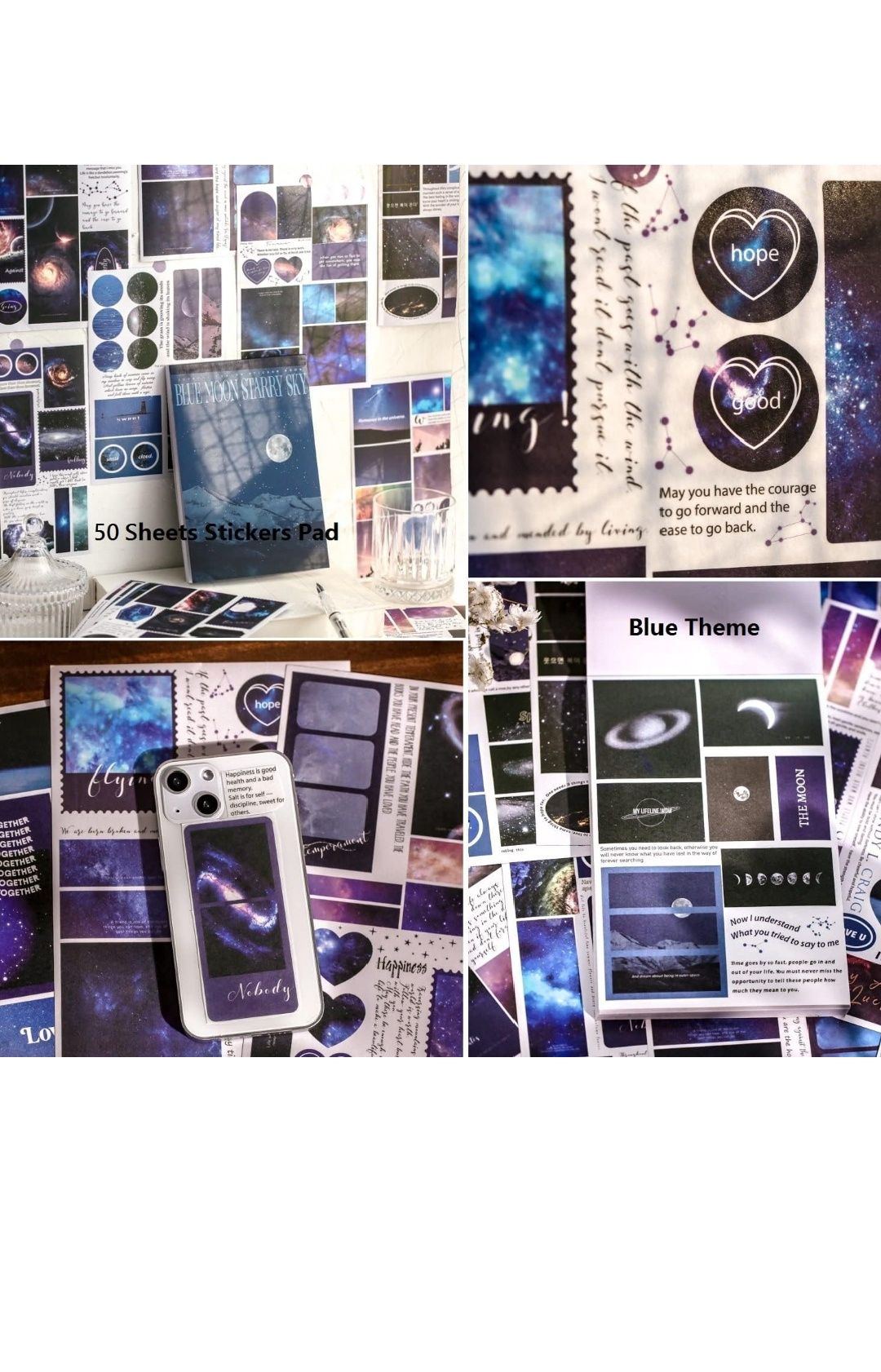 Naklejki do scrapbookingu 50 arkuszy 600+ samoprzylepnych DIY dekoracj