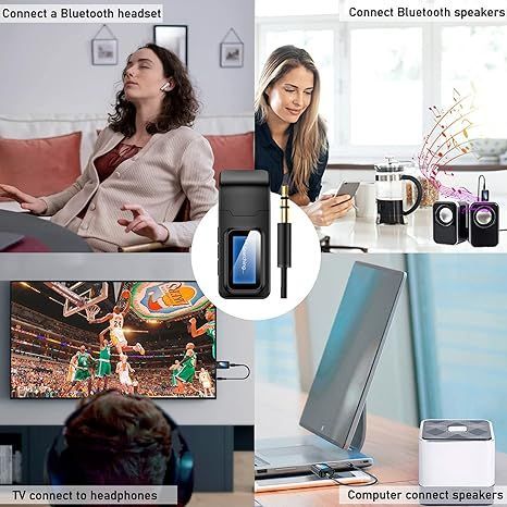 Nadajnik-odbiornik Bluetooth 5.0 do komputera samochodu telewizora vv