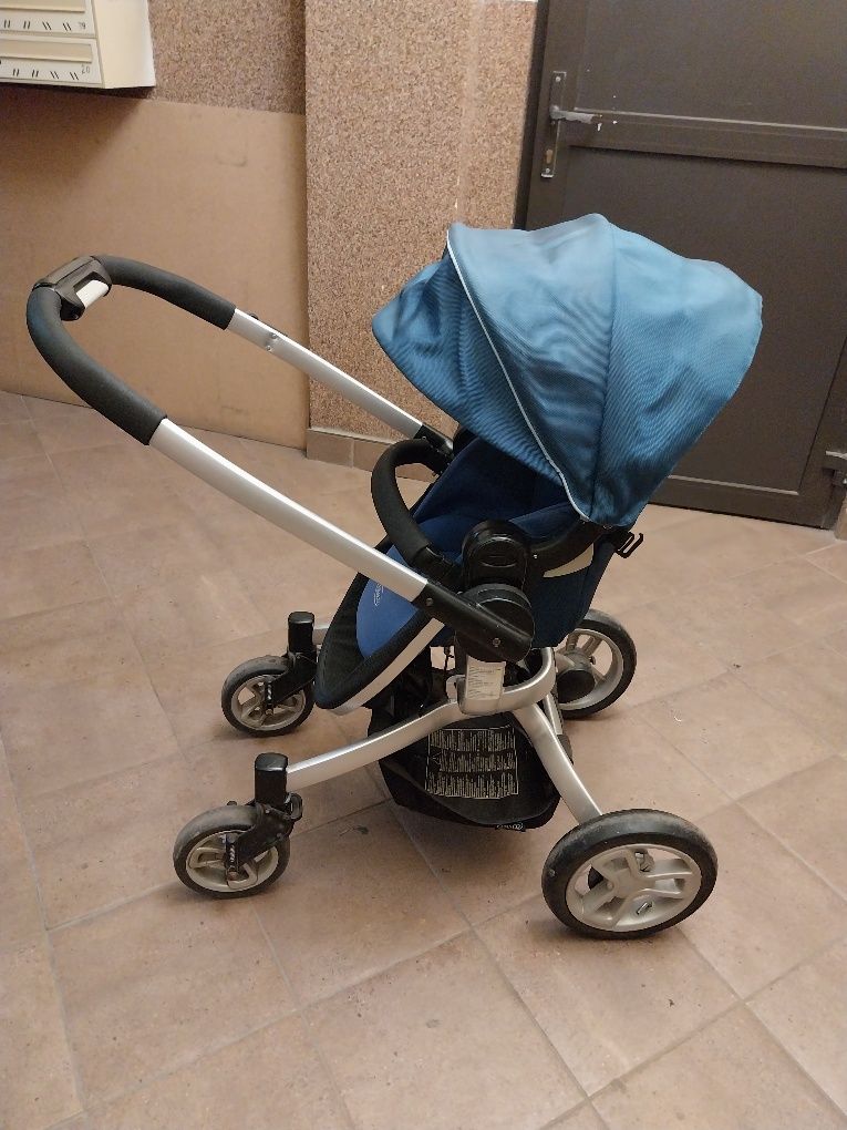 Greco symbio wozek spacerowy głęboki granatowy