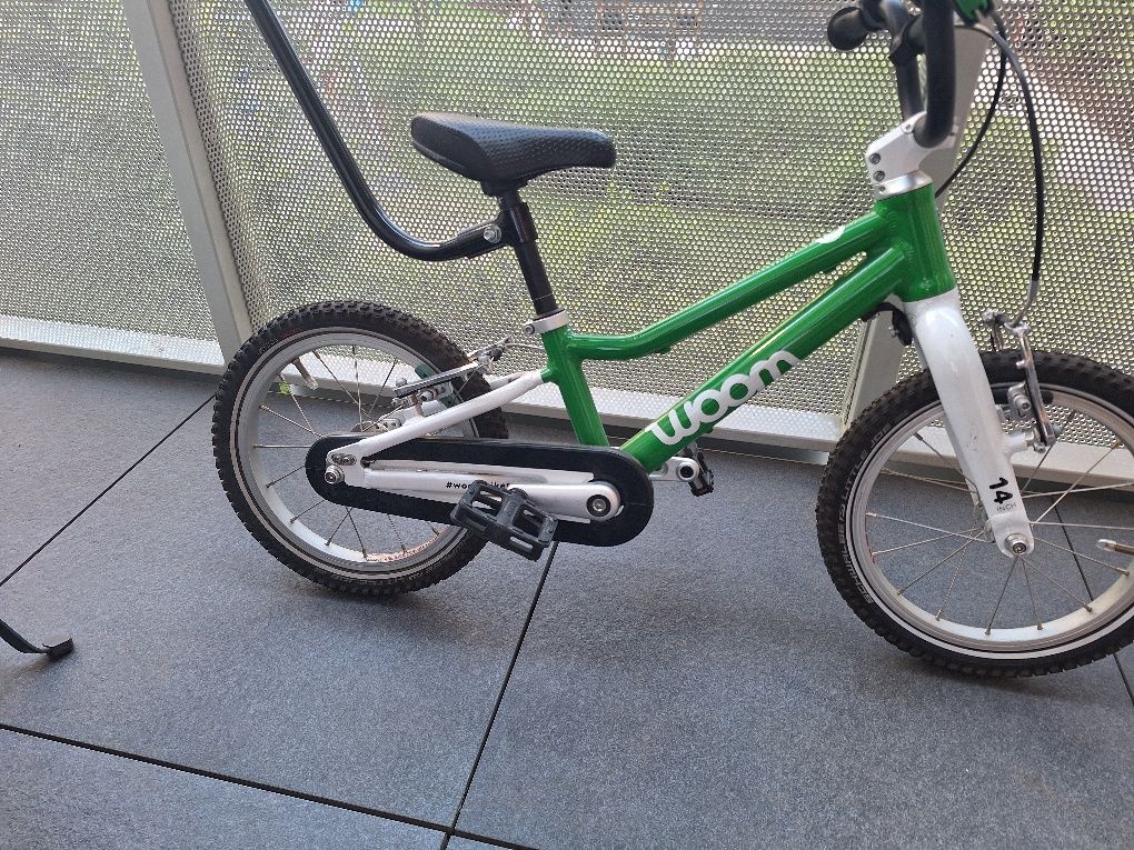 Rower Woom 2 Zielony 12"