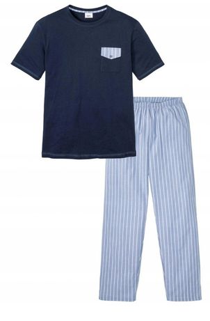 Piżama męska 52/54 pidżama dwuczęściowa nowa bez metki papierowej