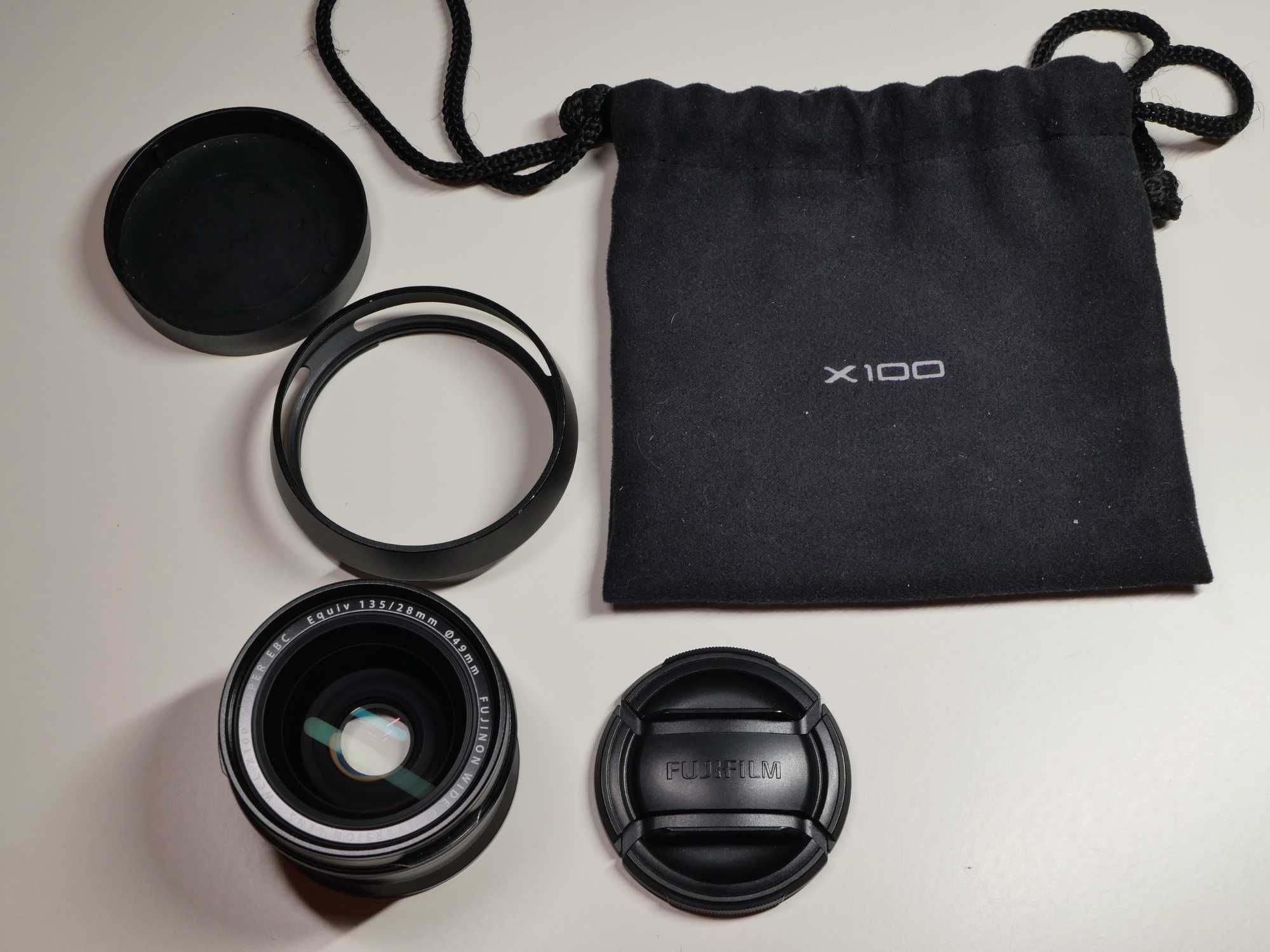 Lente Fujifilm WCL-X100B preta