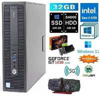 Promo Pç-Edição/Gamer 6Gª.I7-3.4|32G|SSD480+HD500|GT1030-2G|5G|KIT|W11