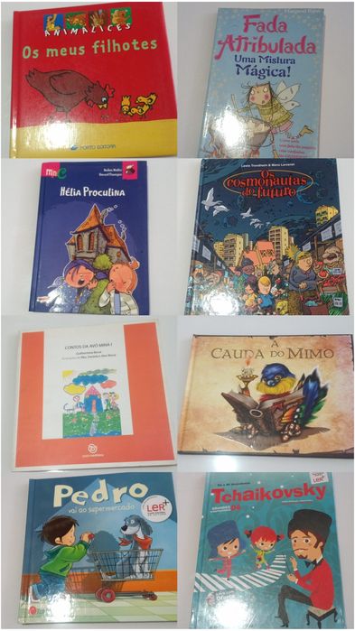 Vários livros infantis novos