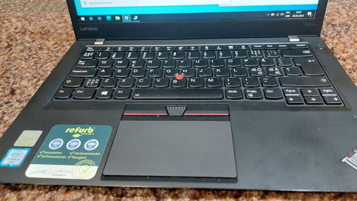 Lenovo T460s i5 6200 ram 8gb ssd 256 fhd ips